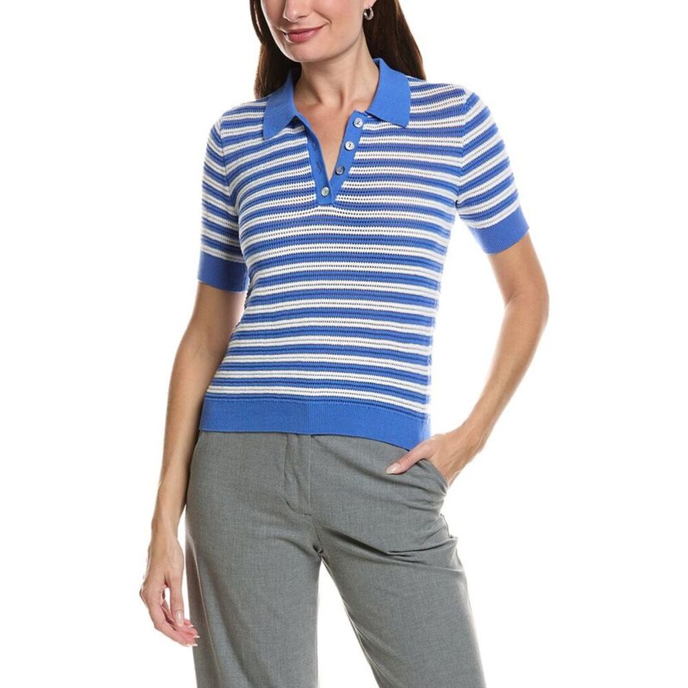 Elie Tahari Womens  The Elliot Sweater, Blue